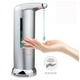 thumbnail image 4 of Dispensador de lavado a mano, dispensador de gel para lavabo de baño, dispensador automático de gel sin contacto, plateado Eigraketly HA004643-04, 4 of 7