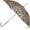Tonal Tan Leopard, variant on Large Eco Auto-Open Stick Umbrella with a Classic J Hook Curved Handle, Evening Sand, 46"