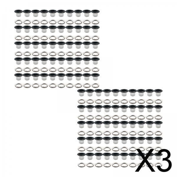 Ojales de metal Soledad 100 Piezas Forma Redonda 8 mm para Zapatos de Artesanía de cuero