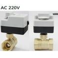 Good Quality Brass Electric Ball Valve With 2 Way Electric Actuator