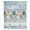 White Blue, variant on Teal Blue Brown Beach Coastal Sheer Curtains 84" Long, Nautical Shell Starfish Coral Summer Light Filering Curtains, Breathable Simi Curtain Privacy Drapes for Living Room Bedroom Window Treatment