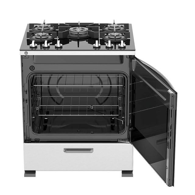 Estufa Al Piso Whirlpool Gas LP Puerta Apertura Lateral WFR7600S