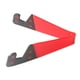 thumbnail image 1 of Cateissary Soporte de escritorio para teléfono en forma de V portátil, soporte plegable ajustable para tableta móvil, soporte de tamaño de bolsillo para Teléfono y Comunicación Rojo, 1 of 5