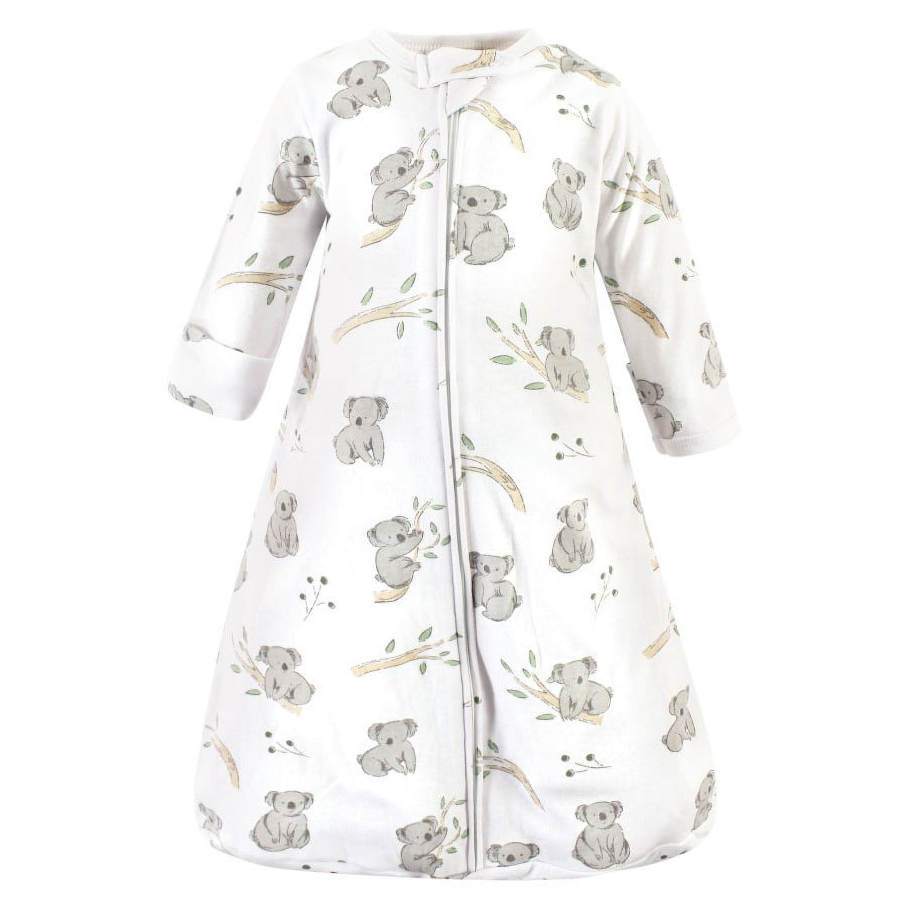 Hudson Baby Cotton Long-Sleeve Wearable Sleeping Bag, Sack, Blanket, Cuddly Koala Long Sleeve, 3-9 Months