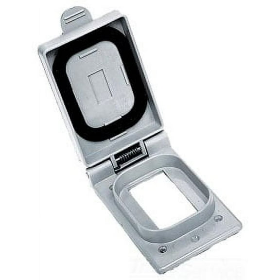 Beckson  CWP26CRW; Weatherproof Plate For Gfci Re