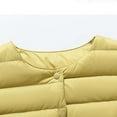 thumbnail image 6 of Lmnyox Puffer Jacket for Women Button Down Long Sleeve Fall Winter Thermal Coat Lightweight Crop Jacket Outerwear, 6 of 9