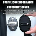 thumbnail image 6 of Hxlamzoo Car Silicone Door Latch Protective Cover, Vehicle Doors Locks Guard Stopper Set, Car Door Latch Protector, Door Lock Protective Cover for Car, 6 of 9