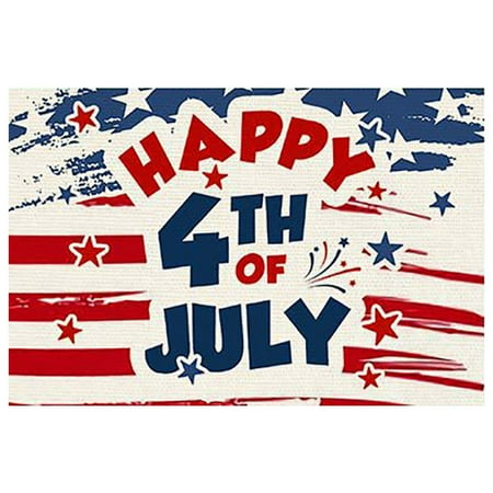 

Independent Day Mat Decoration Mat Restaurant Table Mat Durable Mat