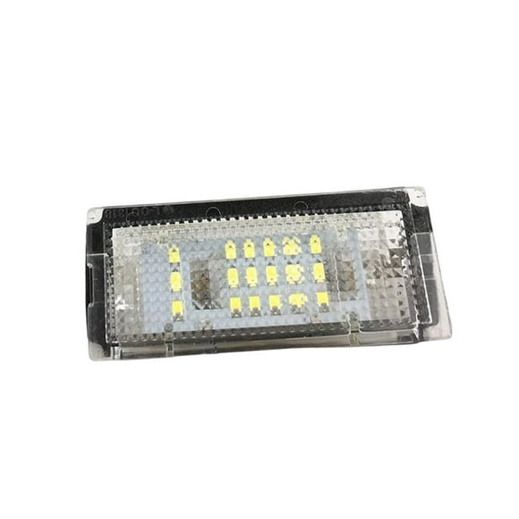 Kenally Luz de placa de matrícula de coche de PC, reemplazo de actualización externa modificada, vehículo 6500k 12V 0.12A, accesorios de lámpara Cámaras de salpicadero de coche Kenally VI018313-00