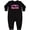 AB-Black, variant on Skiing Future Skier Baby Fleece Romper