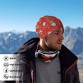 thumbnail image 5 of Neck Gaiter Face Cover Scarf, merry Christmas gnome Soft Face Sun Mask Cover Scarf Headband Cooling Sweat Absorbing Bandanas Hiking Cycling Running, 5 of 7