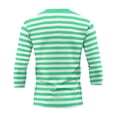 thumbnail image 6 of Long Sleeve Shirts for Men, Men's Casual Cotton Spandex Striped Crewneck Long-Sleeve T-Shirt Basic Pullover Stripe tee Shirt, 6 of 6