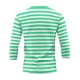 thumbnail image 5 of Ceisia Men's Spring Summer Casual Regular Fit Crew Neck Three-Quarter Sleeve T-Shirt Multi-Color Striped Cotton-Like Jersey Stretch Fabric Mint Green L Gifts, 5 of 6