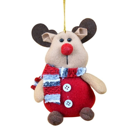 

KEUSN Doll Old Man Tree Snowman Christmas Hanging Doll Christmas Pendant Decoration Hangs W