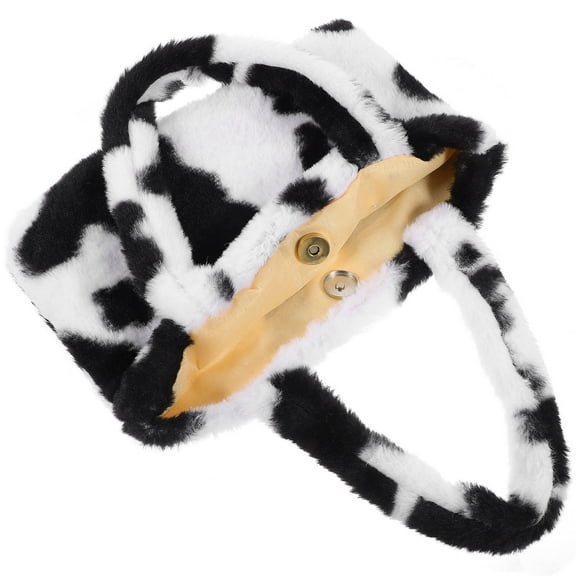 OUNONA Crossbody Bag Women Cow Printed Purse Tote 1Pc