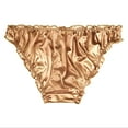 thumbnail image 2 of Agnes Orinda Women's Plus Size Satin Brief Mid-Rise Hipster Stretchy Underwear, 2 of 6