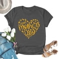 thumbnail image 3 of EQWLJWE Womens Letter Shirts Heart Happy Mother's day Tops 2023 New Mom T-Shirt, 3 of 5