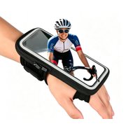 Wristband Phone Holder for Running, Forearm Armbands, Running Armband with Card Slot for iPhone Pro Max Plus (16/15/14/13/12/11/X/XR), for Galaxy S24/S10, Cell Phone Holder Up to 7.0'' Phone