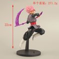 thumbnail image 4 of Figura de acción de Anime Dragon Ball Z de 22 cm, Son Goku negro, Zamasu, muñeco de lucha con hoz, juguete de PVC, regalo para niños, modelo coleccionable, 4 of 5