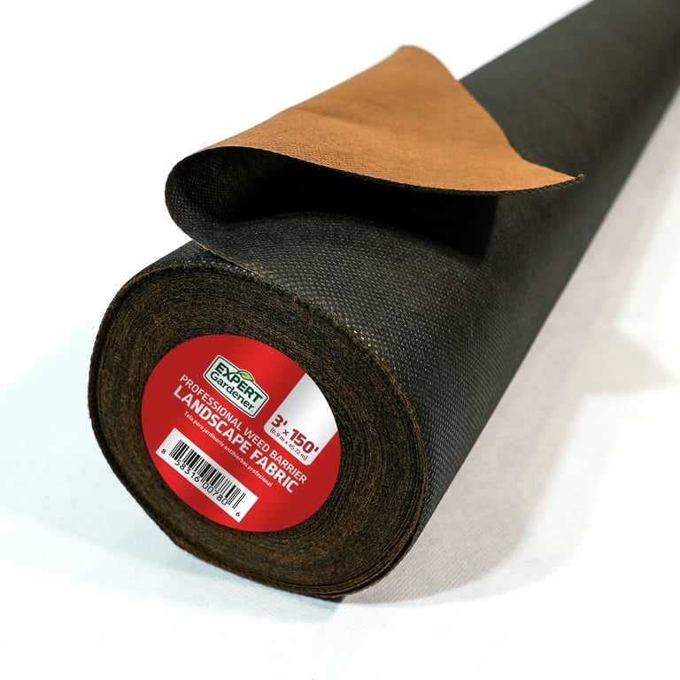 Expert Gardener Weed Barrier Fabric 3' x 150' Dual Color UV