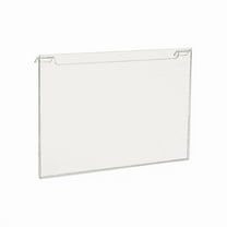 7 in. H x 11 in. L Acrylic Sign Holder for Slatwall or Wire Grid Panels (Pack of 24)