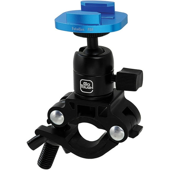Fotodiox GoTough Talon Handlebar/Seatpost Bicycle Pipe Clamp QR Mount with Quick Release Clips for GoPro HD HERO, HERO2, HERO3, HERO3  and HERO4 Cameras