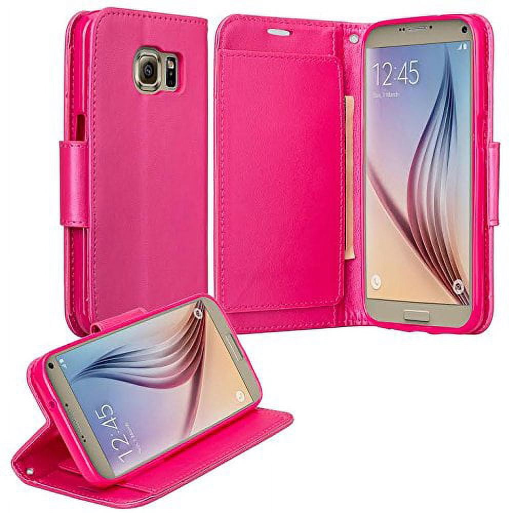 SumacLife Portfolio Design Wallet Case Specifically Designed for Samsung Galaxy S7