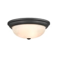 thumbnail image 5 of 4605-MB Millennium Lighting Whitton - 3 Light Flush Mount-5.5 Inch Tall and 5.5 Inch Wide-Matte Black Finish, 5 of 5