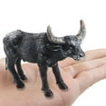 thumbnail image 5 of Gpaecead 9.8 Inch Wildlife Animal Model Toy Black Bull Figure Party Favors Toys Toppers Christmas Birthday Gift for Boys Girls Kids Toddlers African Jungle Animals Buffalo Toy, 5 of 6