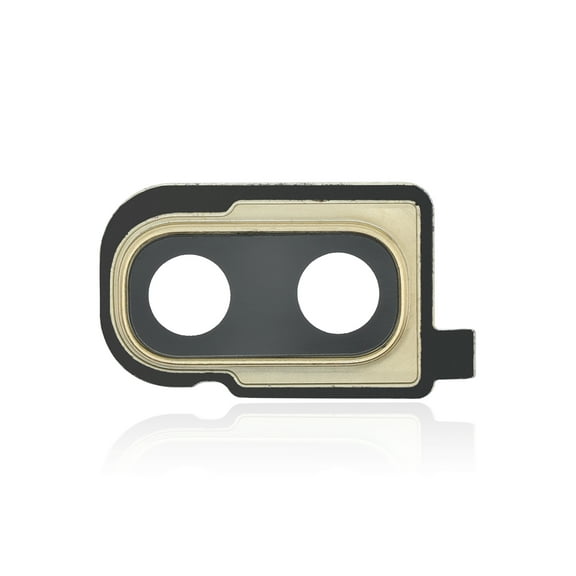 Replacement Back Camera Lens With Bracket / Bezel Compatible For Samsung Galaxy Z Flip (F700) (Gold)