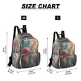 thumbnail image 2 of FORMRS Mini Backpack Purse for Women Travel Daypack Casual Shoulder Bag, Psychedelic Forest, 2 of 7