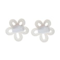 thumbnail image 4 of Unique Bargains Hollow-out Flower Shoelace Charms 1 Pair White, 4 of 5