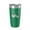 Green, variant on Portage Lake Map Tumbler Travel Mug Insulated Laser Engraved Coffee Cup Manistee County Michigan 20 oz Light Blue