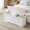 White, variant on 39.4" Storage Chest, Wooden Lift-Top Bench Trunk with 2 Hinges, Shoe Bench Organizer, Black