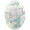 White Simulated Opal-Cabochon, October, variant on Gem Stone King 925 Sterling Silver London Blue Topaz Ring for Women (7.94 Cttw, Oval 14X10MM, Gemstone Birthstone, Available in Size 5, 6, 7, 8, 9)