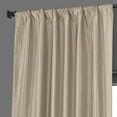 thumbnail image 4 of Antique Beige Blackout Faux Silk Taffeta Curtain (1 Panel), Antique Beige, 50W X 96L, 4 of 6