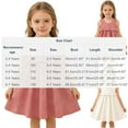 thumbnail image 3 of Sun Dresses Girls Summer Sleeveless Casual Vacation Dress Cute Crewneck Beach Sundress Size 2-7, 3 of 7