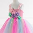 thumbnail image 2 of KAWELL Mermaid Princess Dress Mermaid Costume Dress up for Ariel, 2 of 6