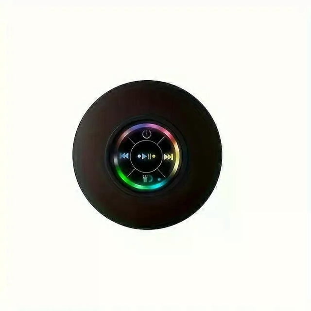 Large suction cup wireless speaker LED light luminous waterproof bathroom wireless speaker portable mini wireless speaker