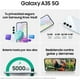thumbnail image 2 of Samsung Galaxy A35 5G 8GB Ram 256GB Asombroso Azul hielo Desbloqueado (Reacondicionado), 2 of 4