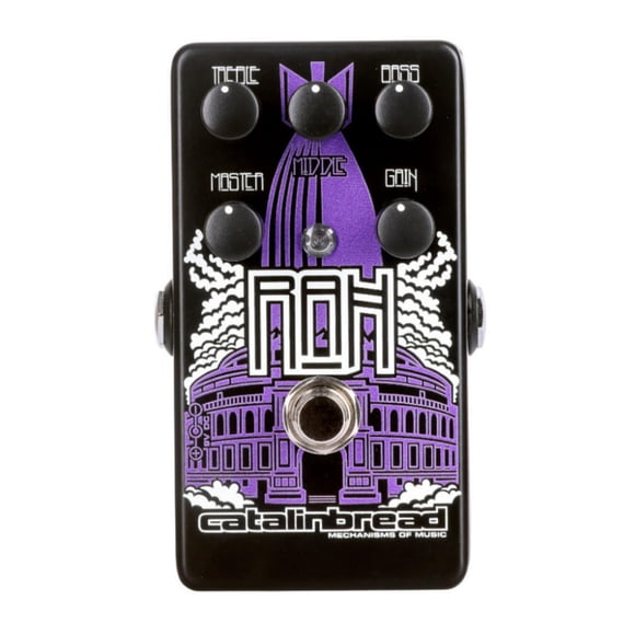 Pedal de efectos Overdrive Catalinbread RAH con circuito de tonos de 3 botones