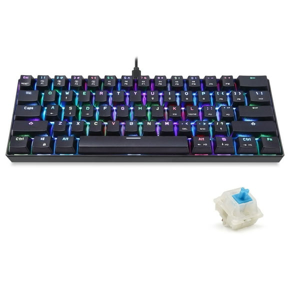 Up to 65% off Gifts Dianli CK61 RGB MECHANICAL GAMING KEYBOARD WIRED NEW LED backlit keyboard Partner offers