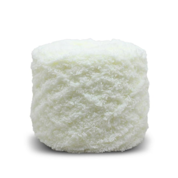Bearachild Hilo de algodón liso de 100G/bola, hilo de lana de lana Coral colorido de ganchillo para tejer a mano, suéter, sombrero, bufanda para bebé, Artesanía No.02 Bearachild HA008931-02