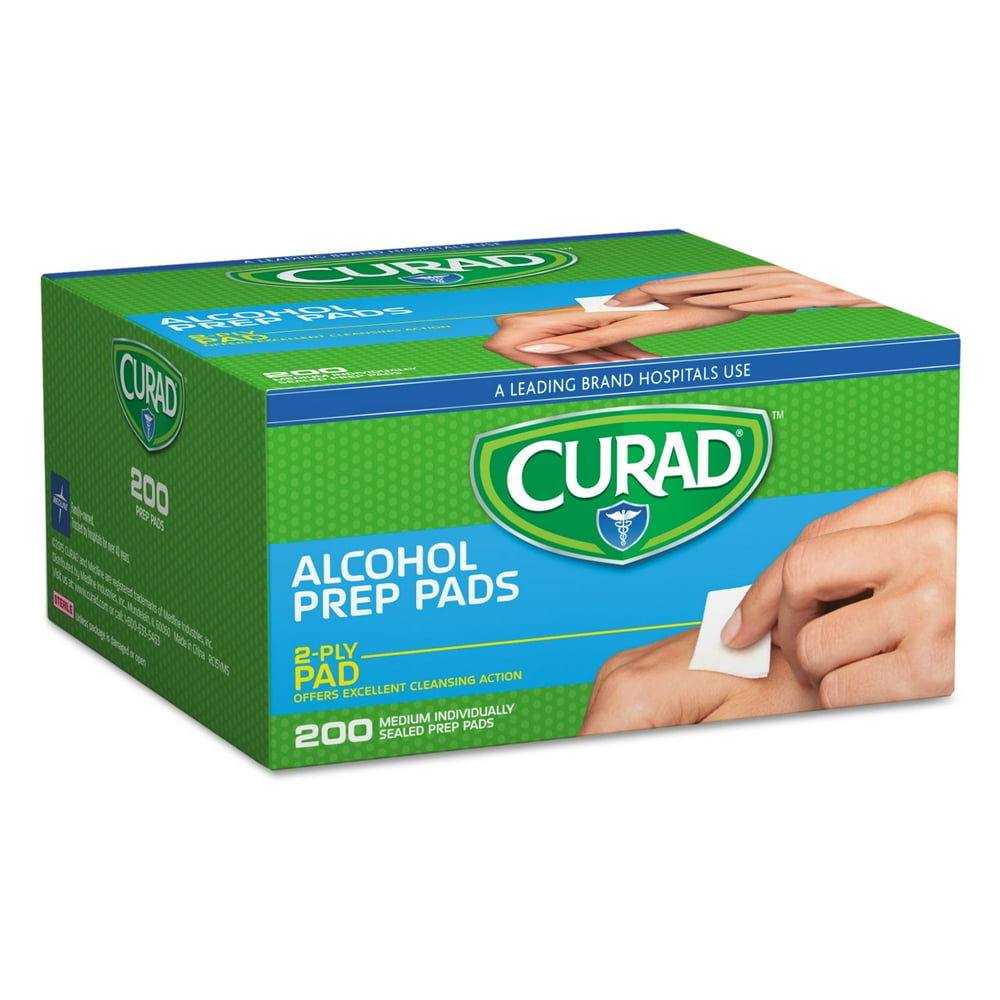 Curad Alcohol Swabs 1 x 1 200/Box CUR45581RBI