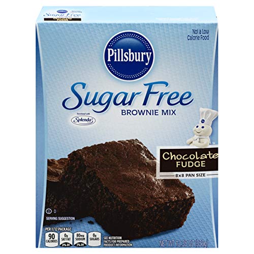 Pillsbury Sugar Free Fudge Brownie Mix, Chocolate, 12.35 Ounce