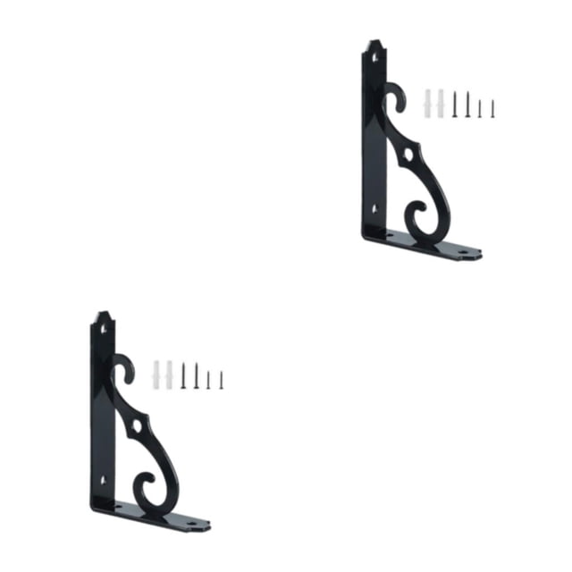Speravity Estantería de hierro hermosa y práctica en forma de S para almacenamiento, estante de almacenamiento con soporte Triangular de Metal Type10 NO10