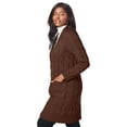 thumbnail image 4 of Jessica London Women's Plus Size Cable Duster Sweater, 4 of 5