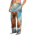 thumbnail image 5 of Cauagu Sunshine Cloud Bulldog Mens Pajama Pants Sleep & Lounge Pants,PJ Bottoms with Pockets-Small, 5 of 7