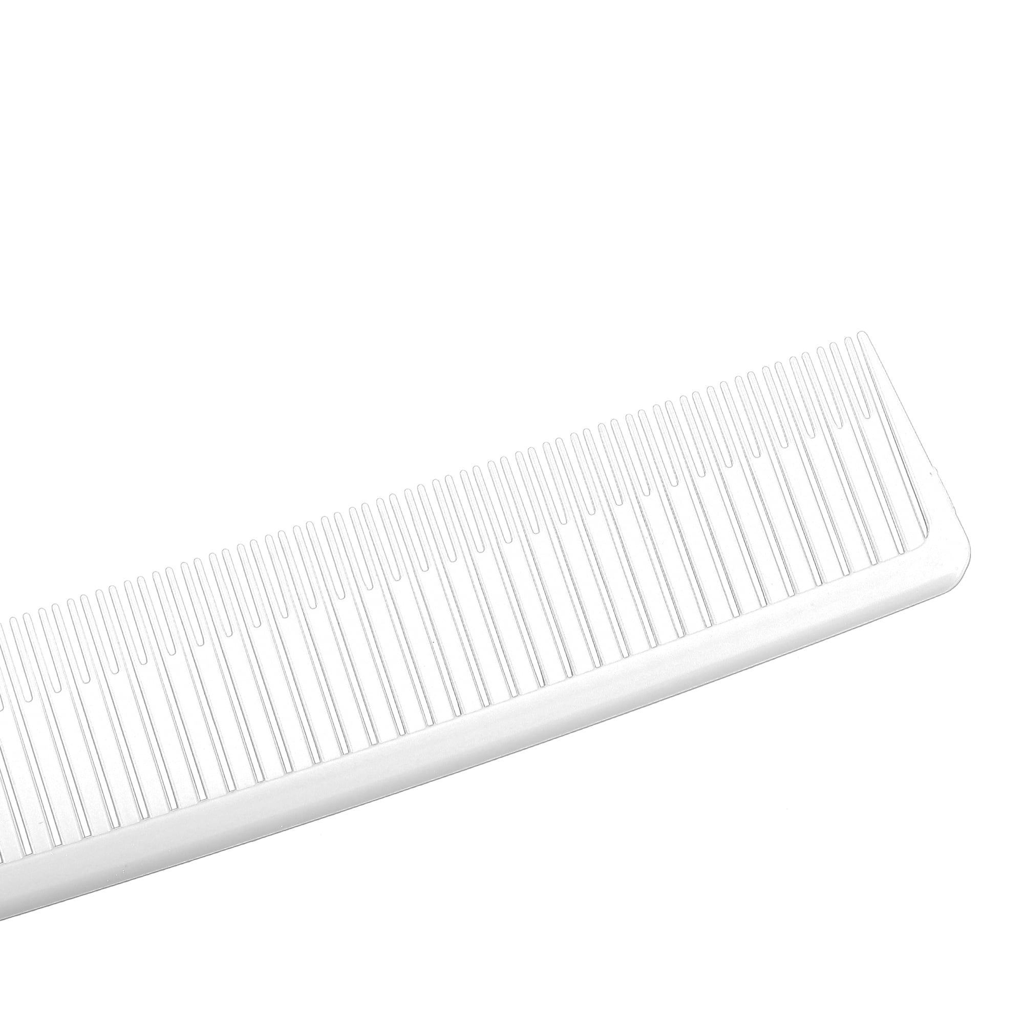 Unique Bargains Wide Tooth Hair Brush Tail Comb for Home Use Styling Comb Plastic White