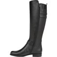 thumbnail image 3 of Women's Naturalizer Jessie Wide Calf Riding Boot Black Leather 11 M, 3 of 6